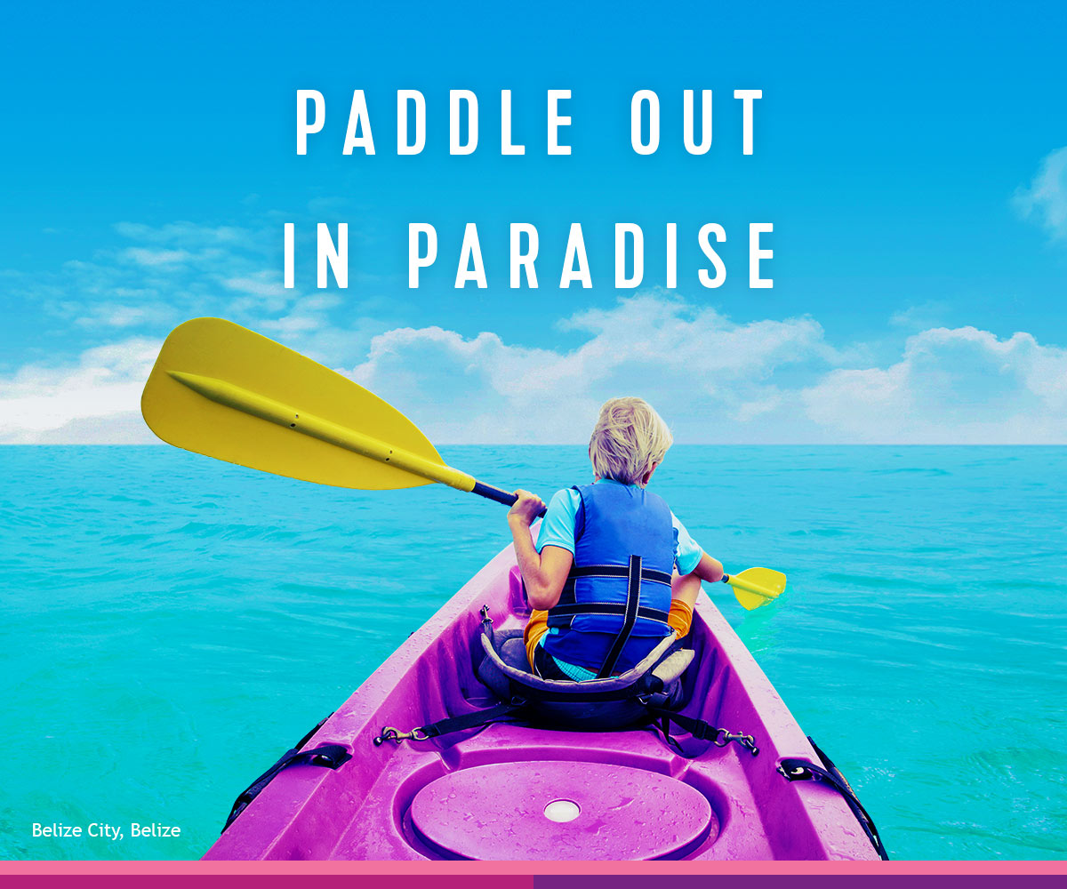 PADDLE OUT IN PARADISE
